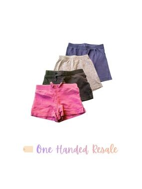 🩳 Kid’s Solid Knit Shorts Pink, Black, Gray, Navy 12M Bundle Carter’s Circo 12M